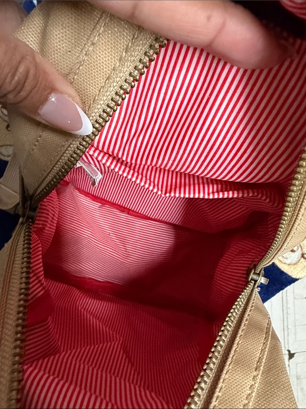 Mini Backpack in Tan - Picture 5 of 8